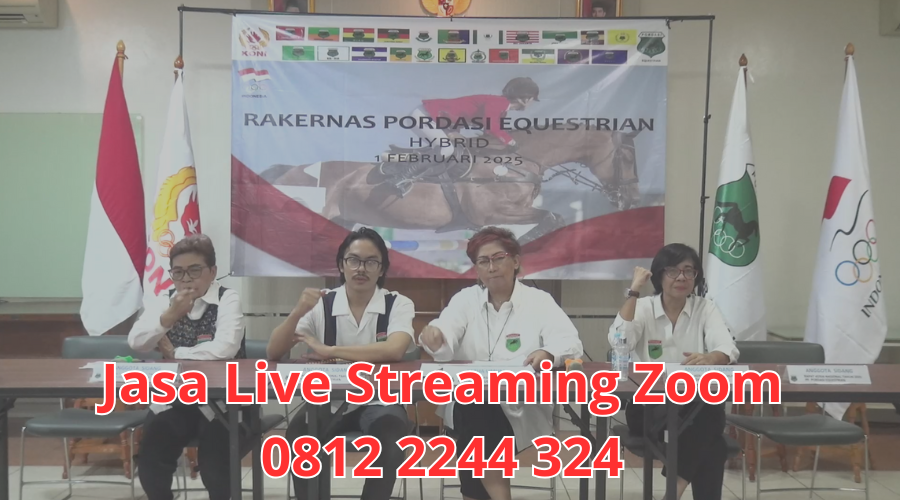 Jasa Live Streaming Zoom