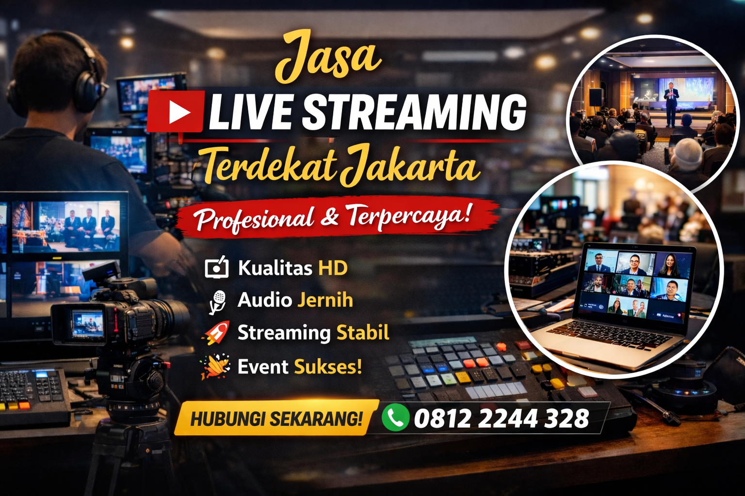 jasa live streaming terdekat Jakarta