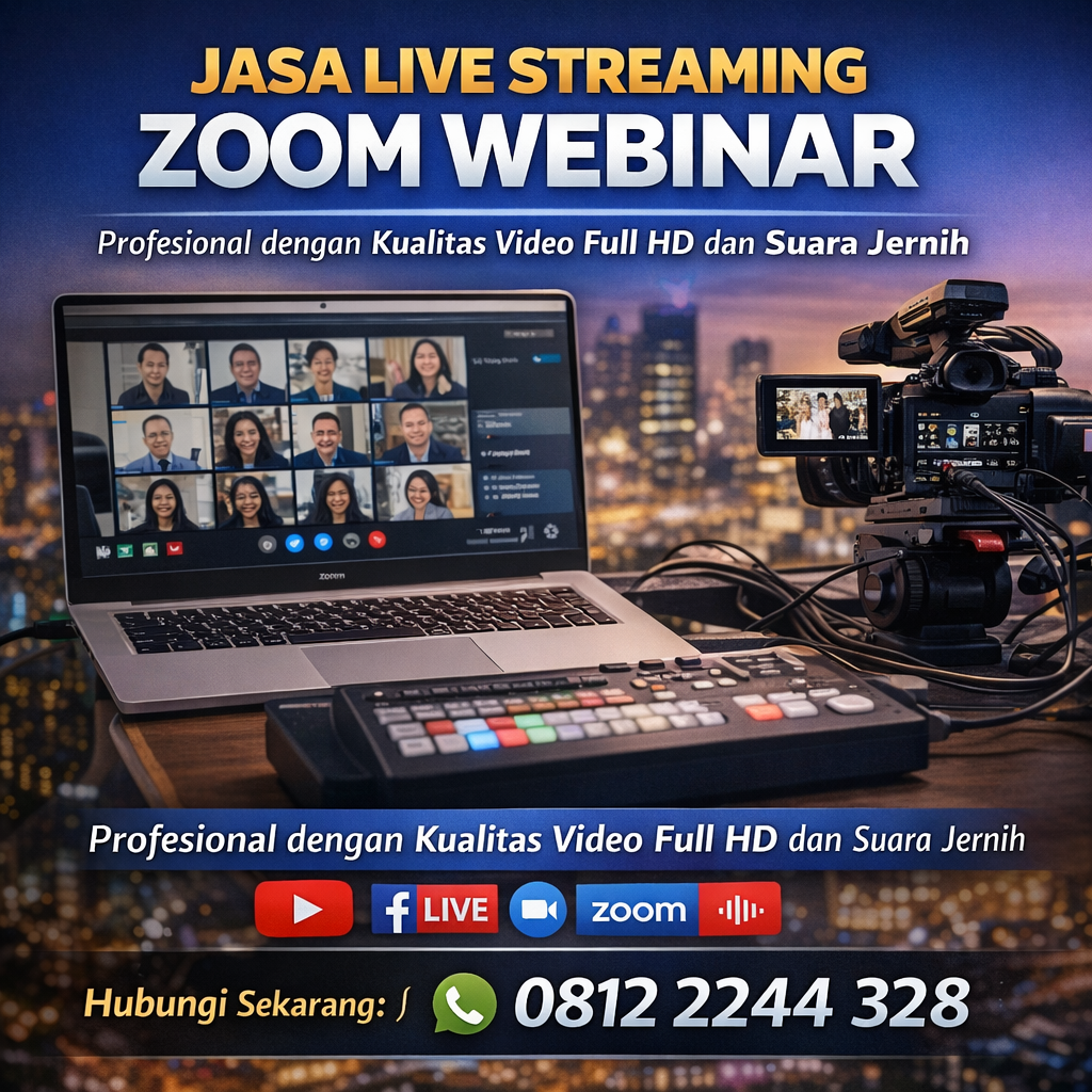 Jasa Live Streaming Zoom Webinar Jasa Live Streaming Zoom Webinar