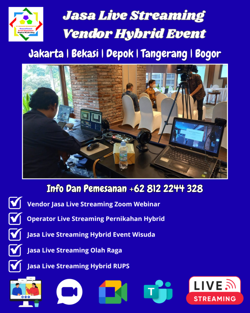 Jasa Live Streaming Hybrid Event Di Tangerang