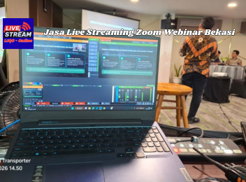 Jasa Live Streaming Zoom Webinar Bekasi