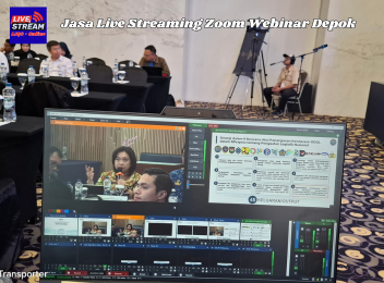 Jasa Live Streaming Zoom Webinar Depok
