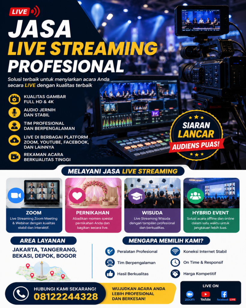 Jasa Live Streaming Profesional