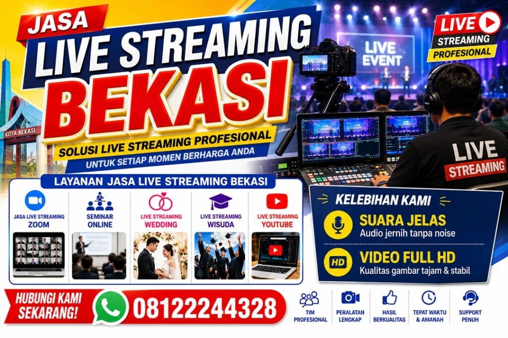 Jasa Live Streaming Bekasi