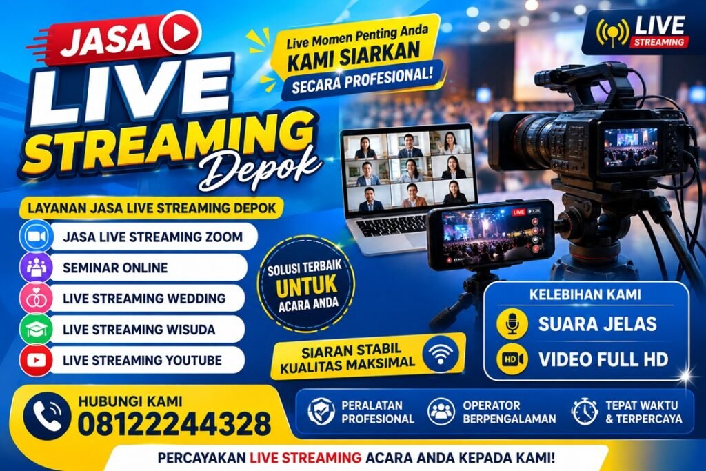 Jasa Live Streaming Depok