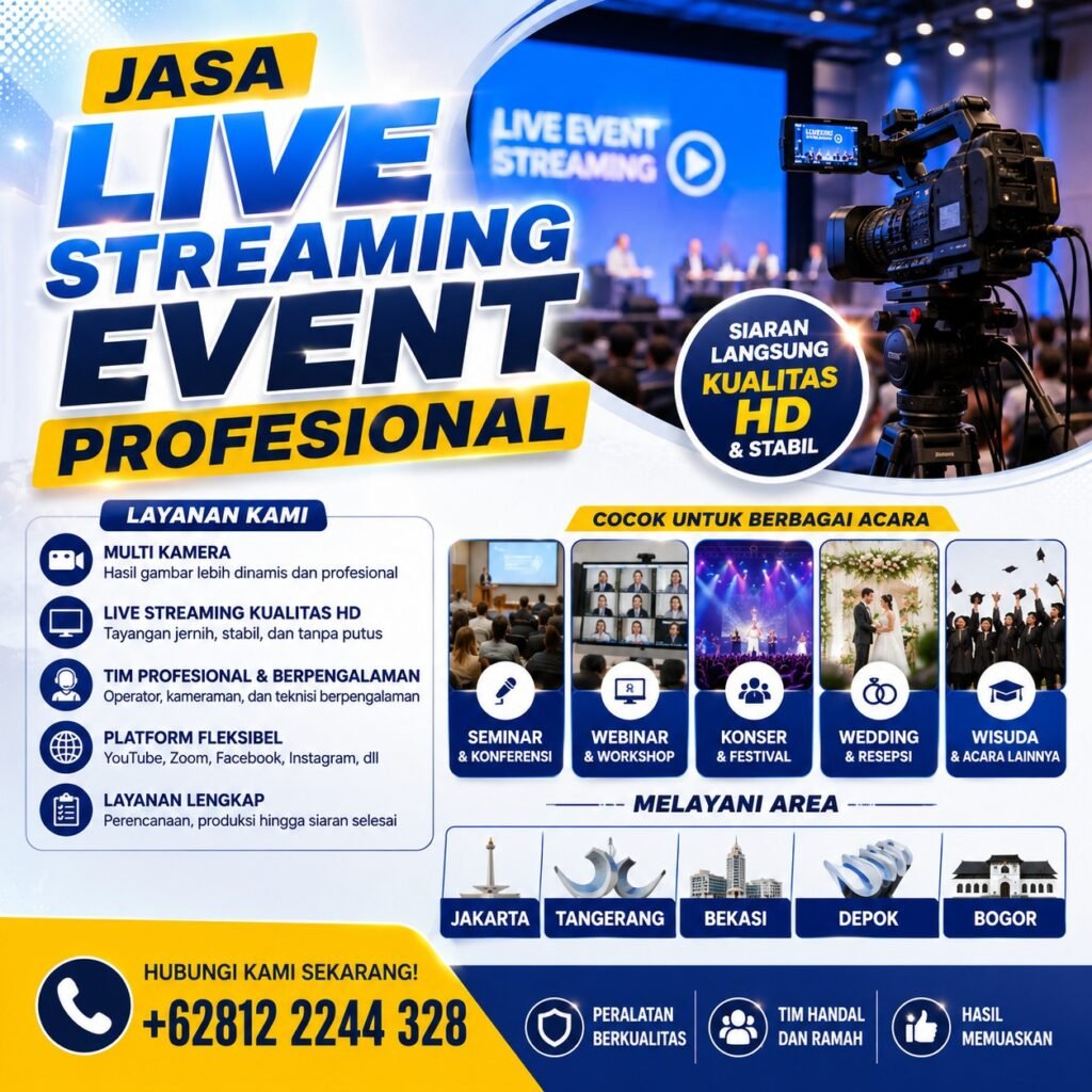 Jasa Live Streaming Event Profesional