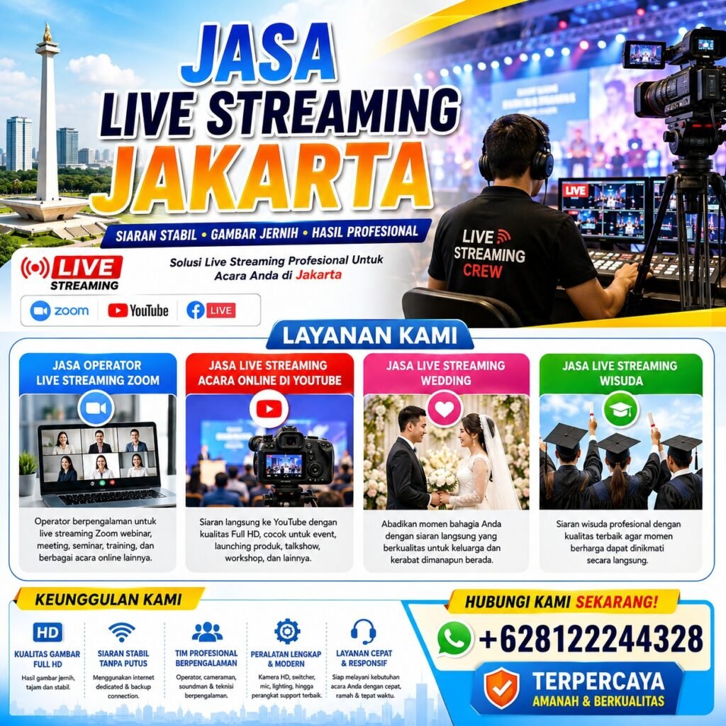Jasa Live Streaming Jakarta