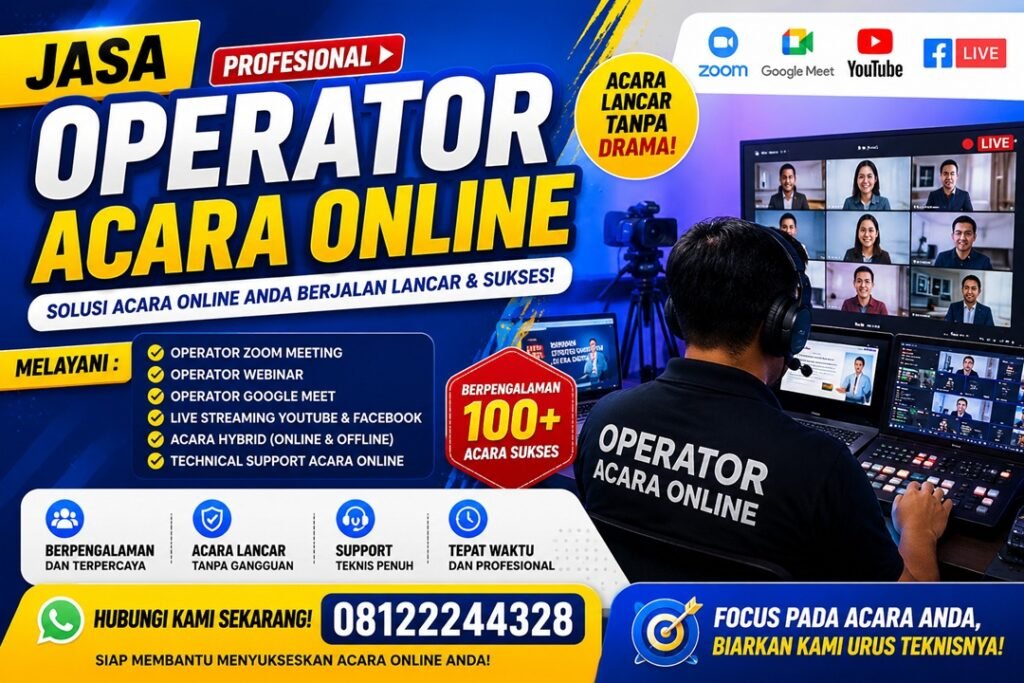 Jasa Operator Acara Online