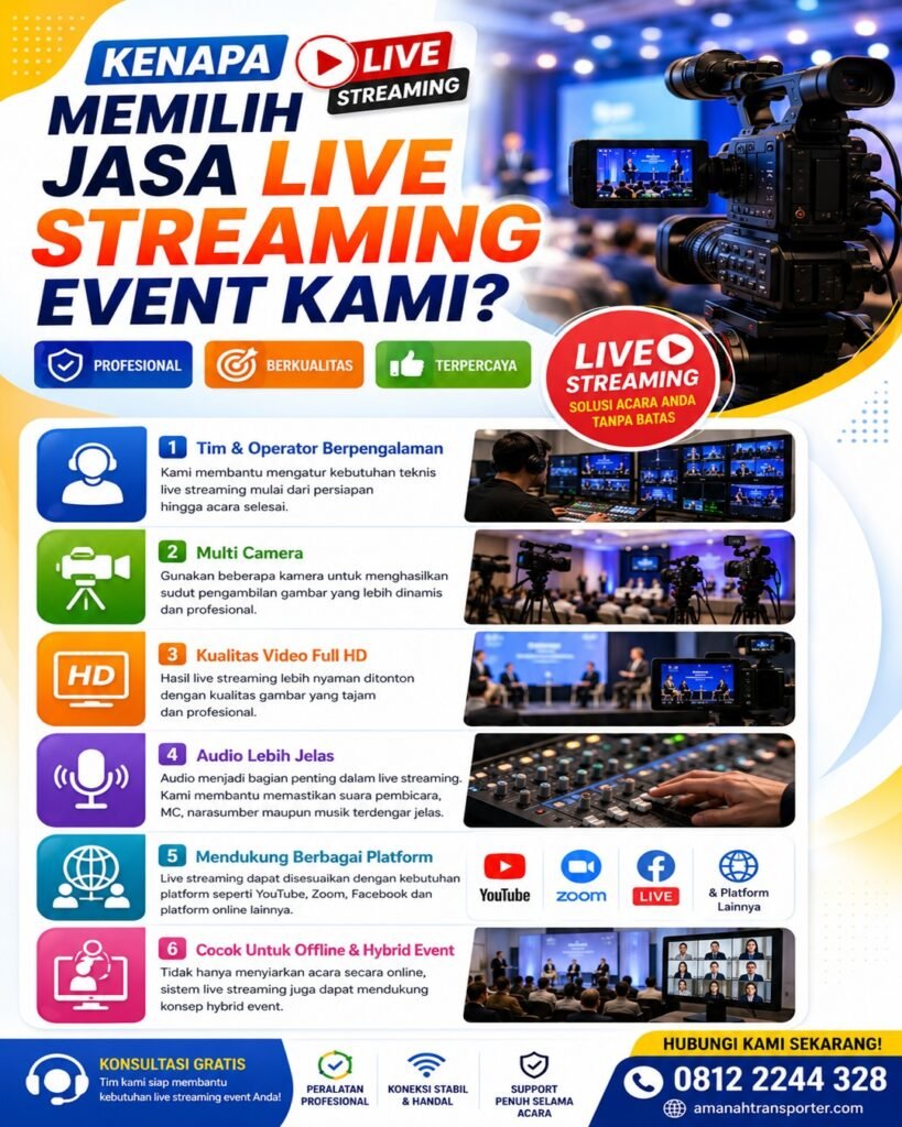 KENAPA MEMILIH JASA LIVE STREAMING EVENT KAMI